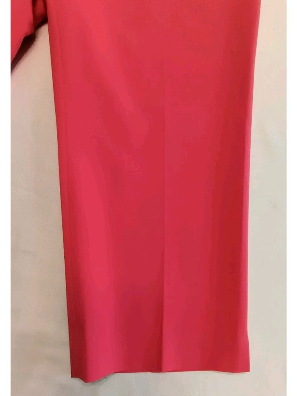 Lafayette 148 New York Lexington Crop Pants Women’s 18W Peach Pink  Zip Stretch - Picture 2 of 9